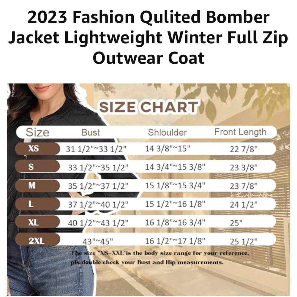 andy & natalie Quilted Bomber Jacket— NWOT - Picture 5 of 5